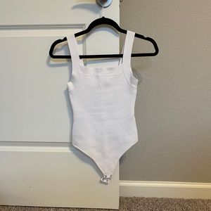 A&F White Bodysuit